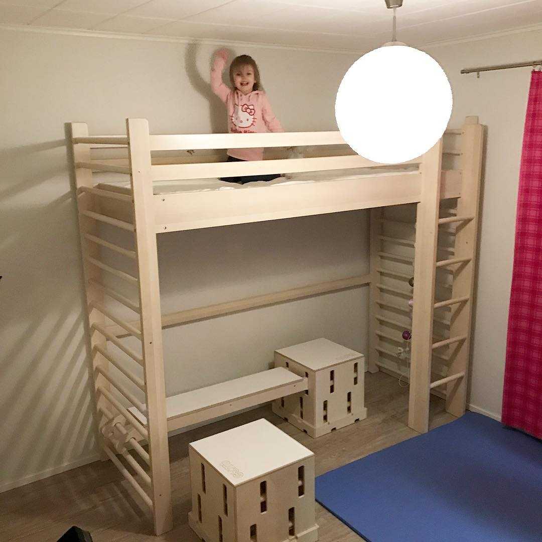 Шведская стенка для детей в квартиру: как выбрать, какие виды существуют и сколько стоит
