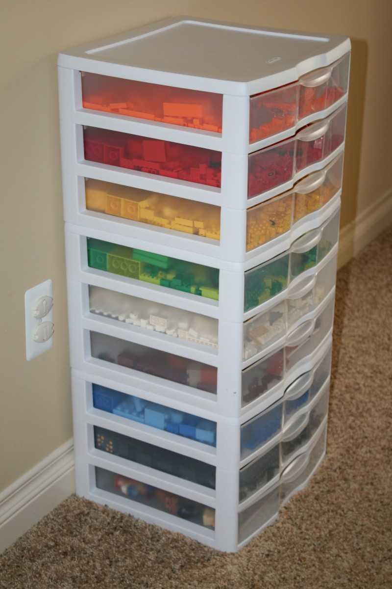 Система хранения LEGO 3-Drawer Storage Rack