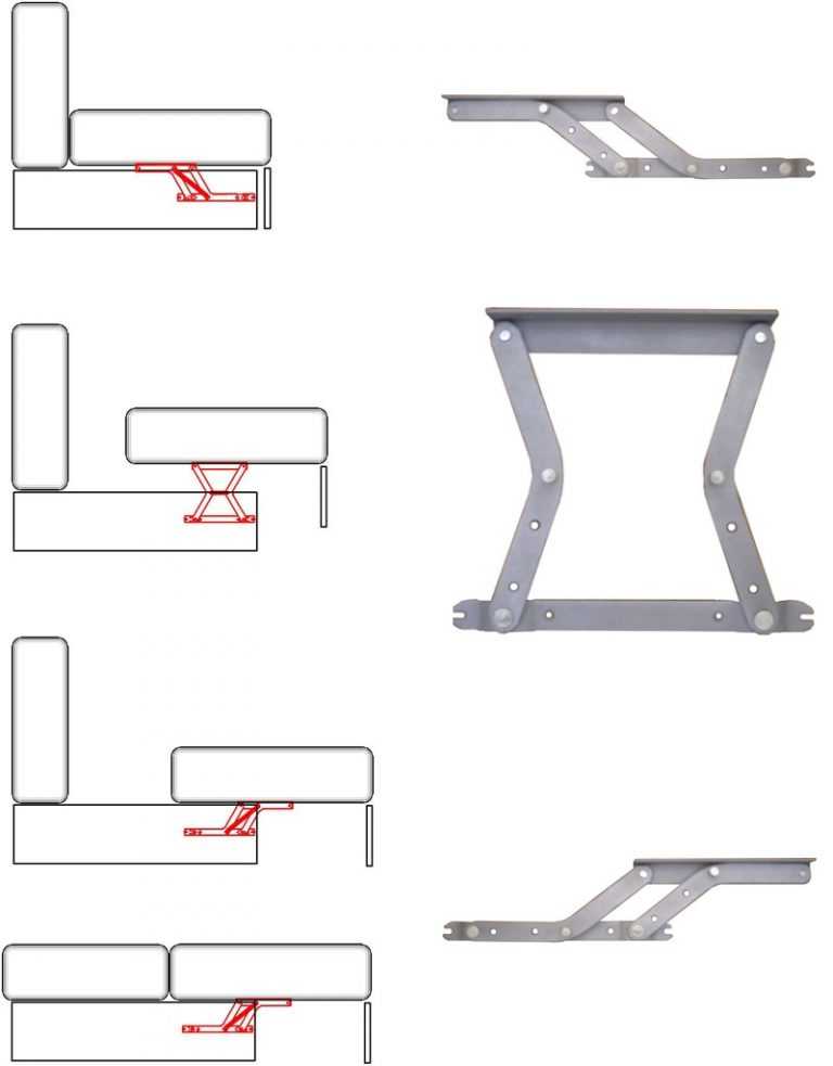 Диван механизм сабля схема сборки