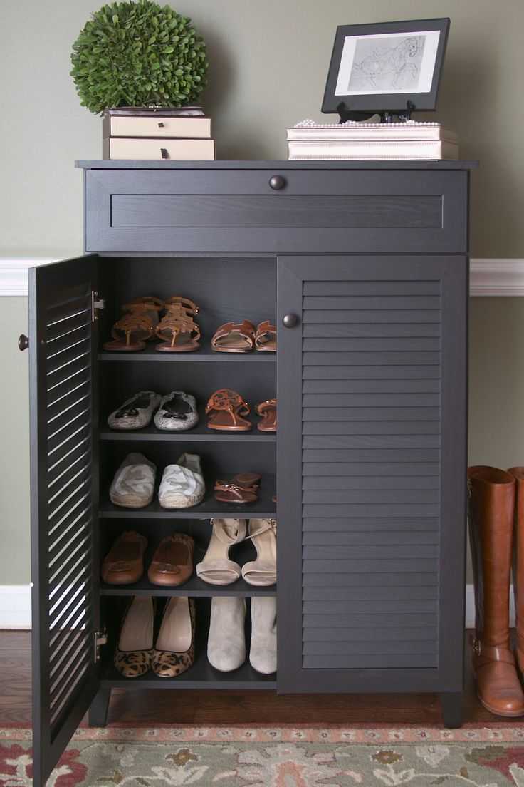 Выдвижной шкаф для обуви своими руками